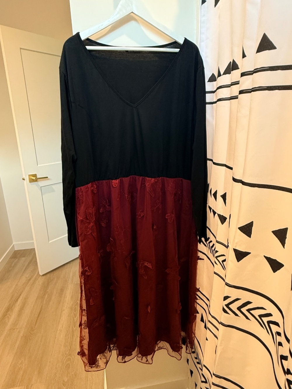 BloomChic Long Sleeve Butterfly Midi Dress w/ Pockets 22/24